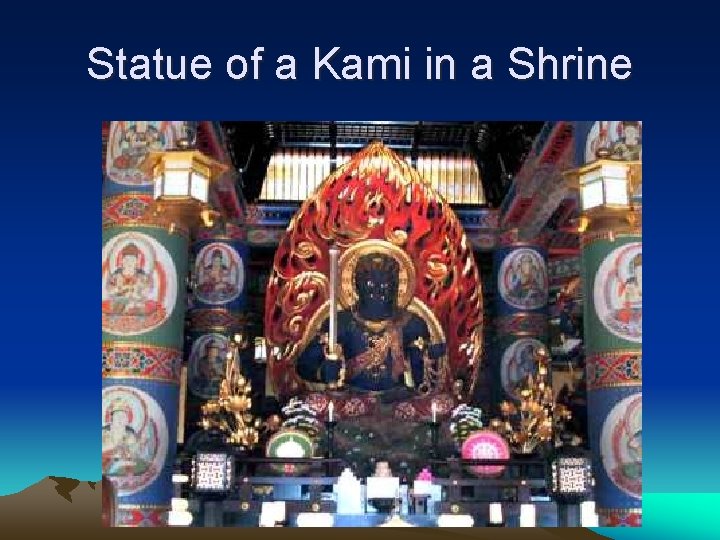 Statue of a Kami in a Shrine 