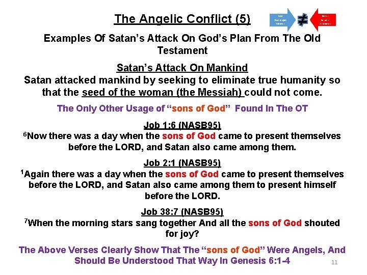 The Angelic Conflict (5) God Satan Elect Angels Believers Demons Unbelievers Examples Of Satan’s