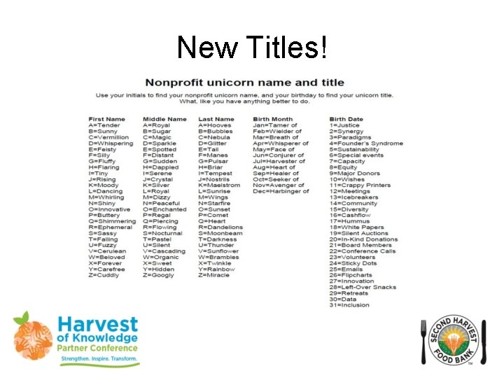 New Titles! 