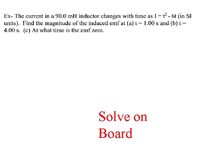 Solve on Board Solve on Board