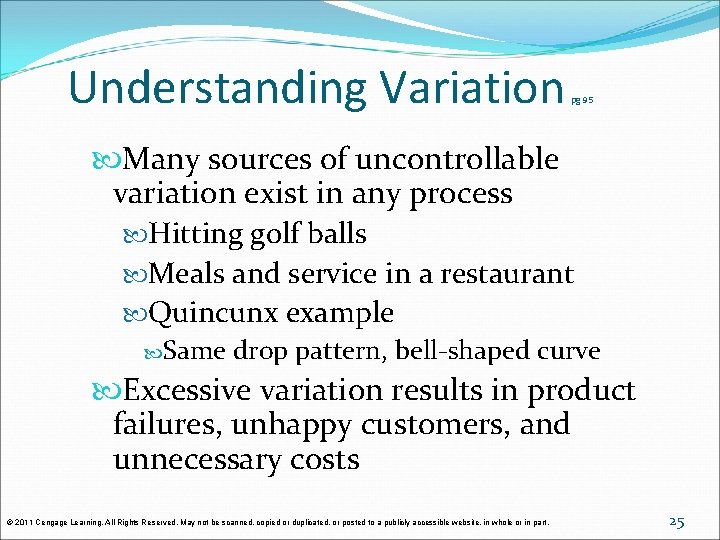 Understanding Variation pg 95 Many sources of uncontrollable variation exist in any process Hitting Understanding Variation pg 95 Many sources of uncontrollable variation exist in any process Hitting