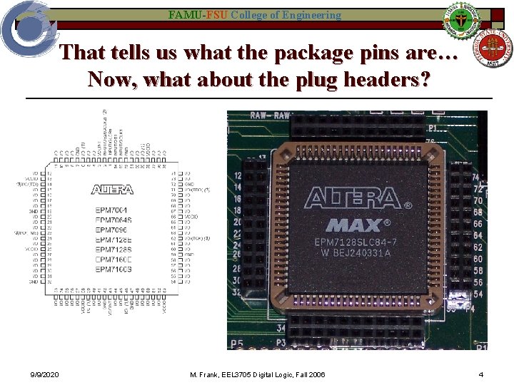FAMU-FSU College of Engineering That tells us what the package pins are… Now, what