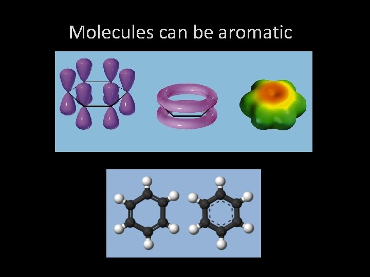 Molecules can be aromatic 