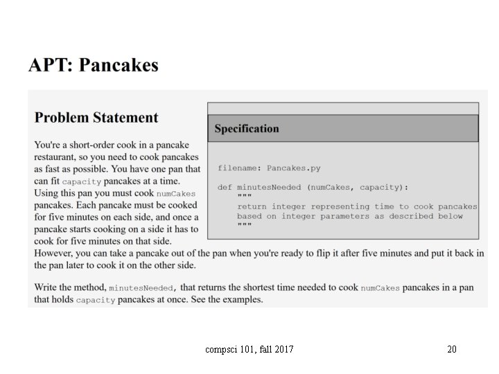 compsci 101, fall 2017 20 