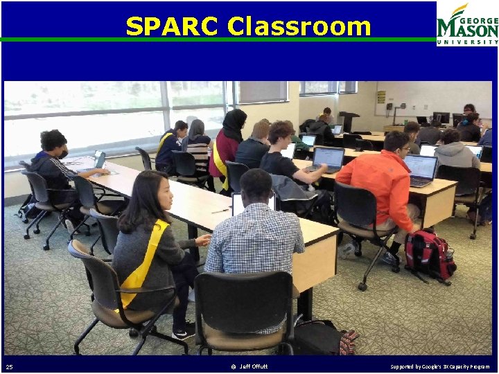 SPARC Classroom 25 © Jeff Offutt Supported by Google’s 3 X Capacity Program 