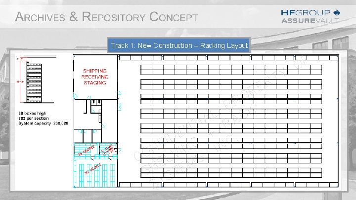 Track 1: New Construction – Racking Layout 