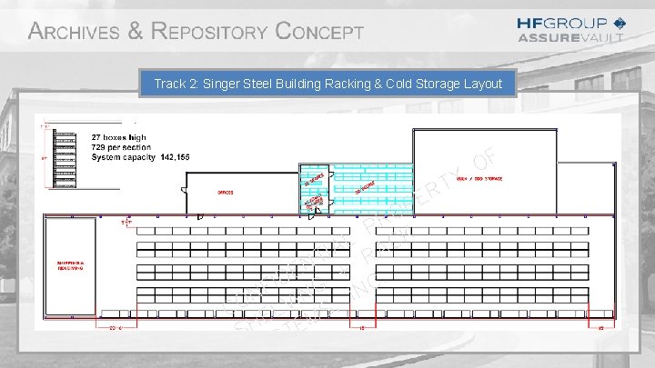 Track 2: Singer Steel Building Racking & Cold Storage Layout 