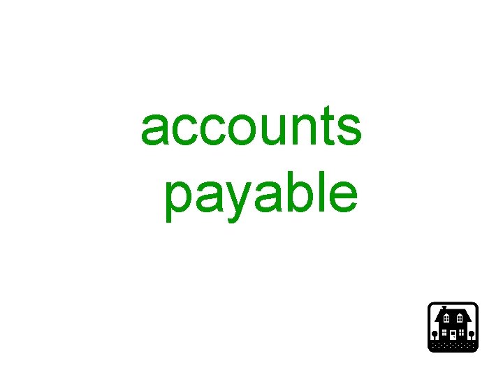 accounts payable accounts payable