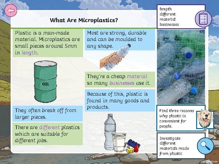 What Are Microplastics? Plastic is a man-made material. Microplastics are small pieces around 5