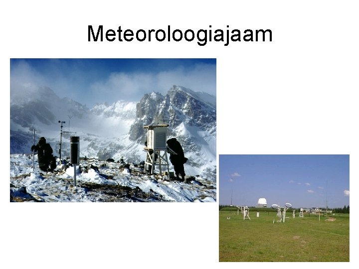 Meteoroloogiajaam 