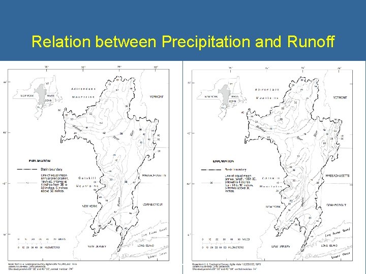 Relation between Precipitation and Runoff Water-Quality Assessment of the Hudson River Basin in New