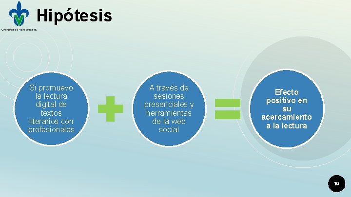 Hipótesis Si promuevo la lectura digital de textos literarios con profesionales A través de