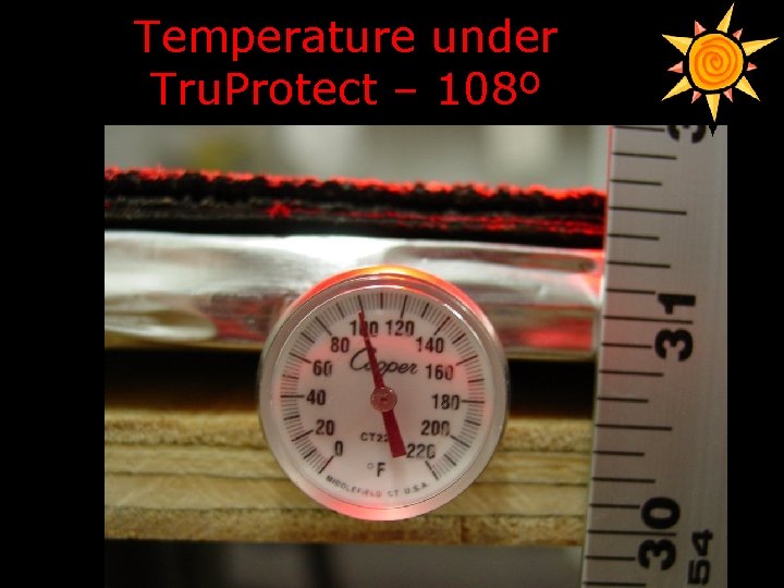 Temperature under Tru. Protect – 108º 