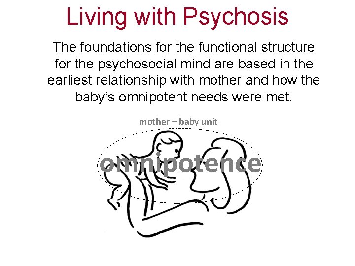 Living with Psychosis The foundations for the functional structure for the psychosocial mind are