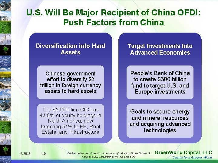 U. S. Will Be Major Recipient of China OFDI: Push Factors from China ©
