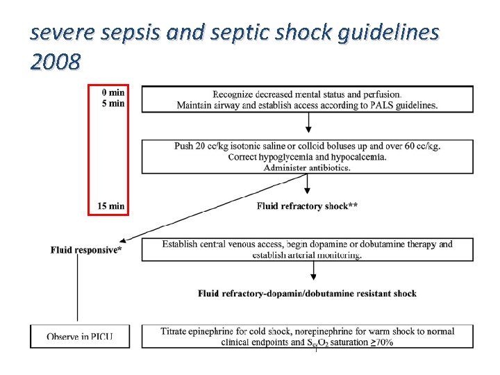 severe sepsis and septic shock guidelines 2008 