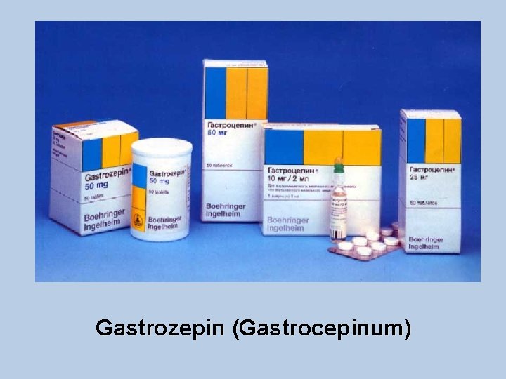 Gastrozepin (Gastrocepinum) Gastrozepin (Gastrocepinum)