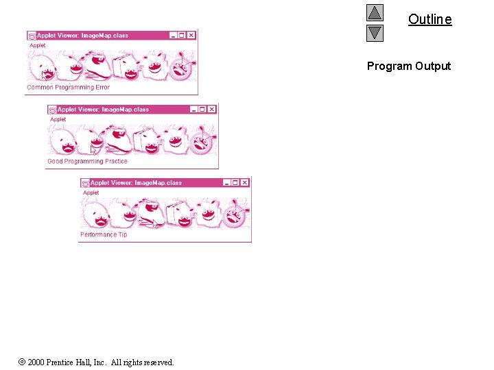 Outline Program Output 2000 Prentice Hall, Inc. All rights reserved. 