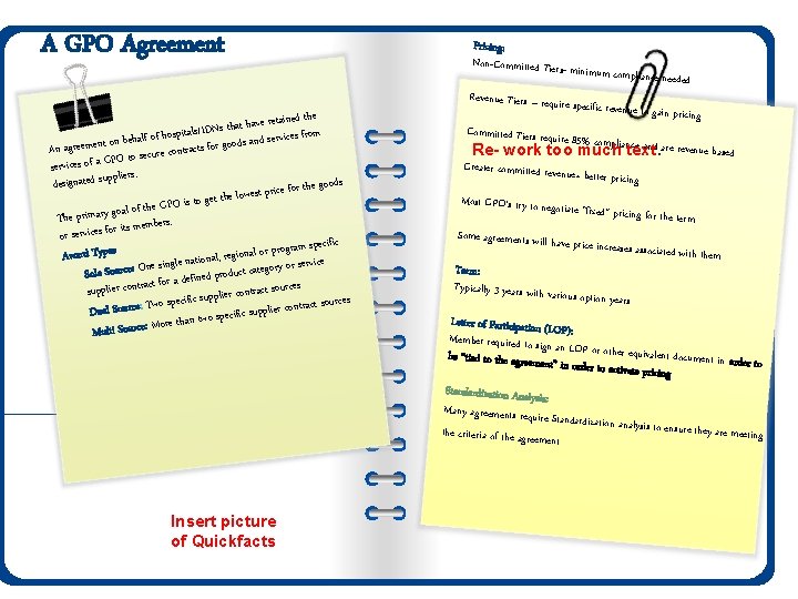 A GPO Agreement Insert e ve retained th a h t a th s A GPO Agreement Insert e ve retained th a h t a th s