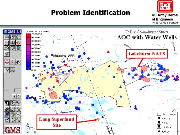 Problem Identification US Army Corps of Engineers Philadelphia District Ft Dix Groundwater Study AOC