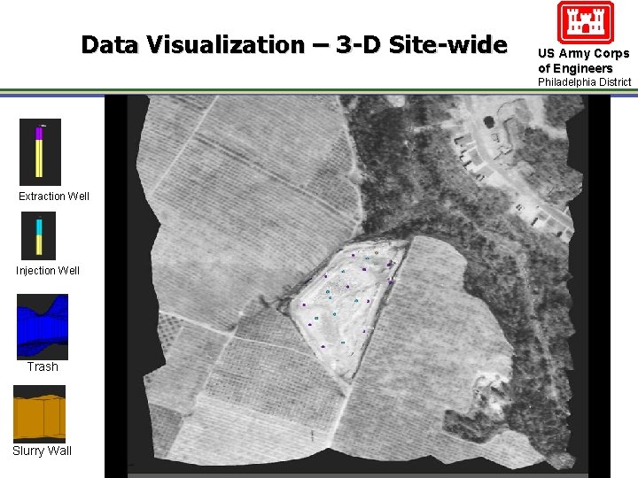 Data Visualization – 3 -D Site-wide US Army Corps of Engineers Philadelphia District Extraction