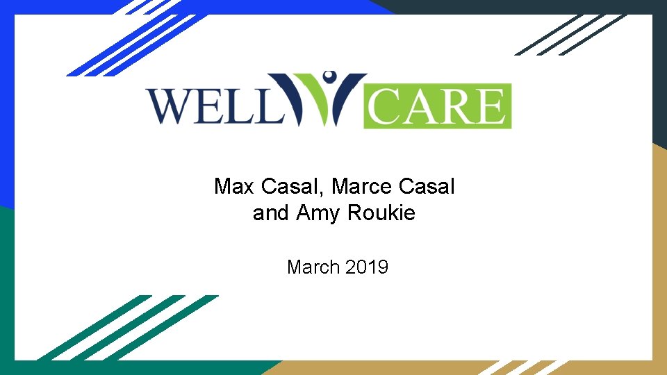 Max Casal, Marce Casal and Amy Roukie March 2019 
