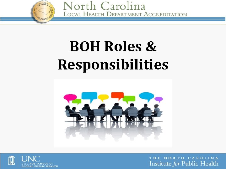 BOH Roles & Responsibilities 
