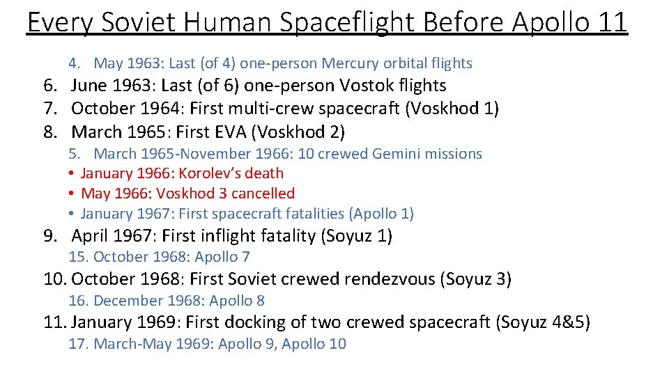 Every Soviet Human Spaceflight Before Apollo 11 4. May 1963: Last (of 4) one-person