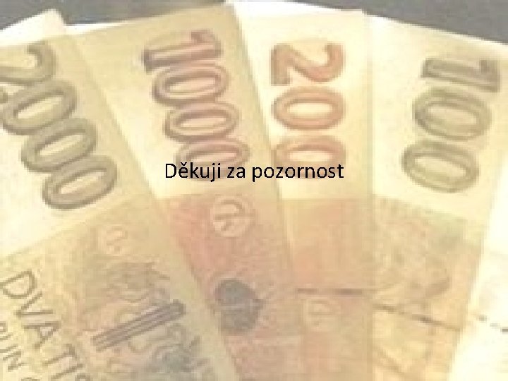 Děkuji za pozornost 