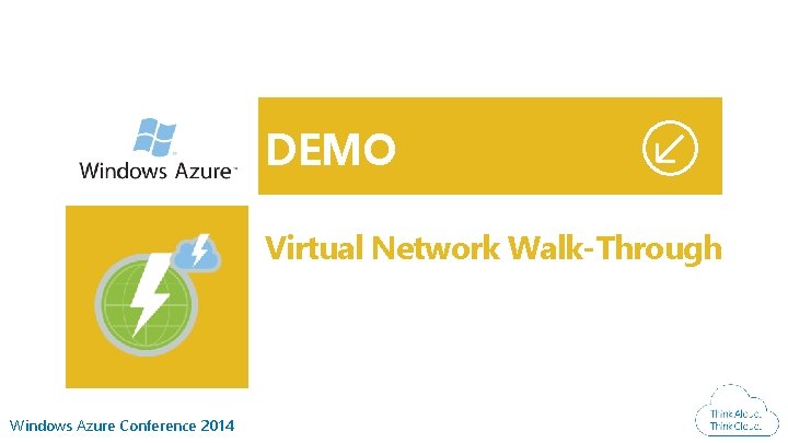 DEMO Virtual Network Walk-Through Windows Azure Conference 2014 