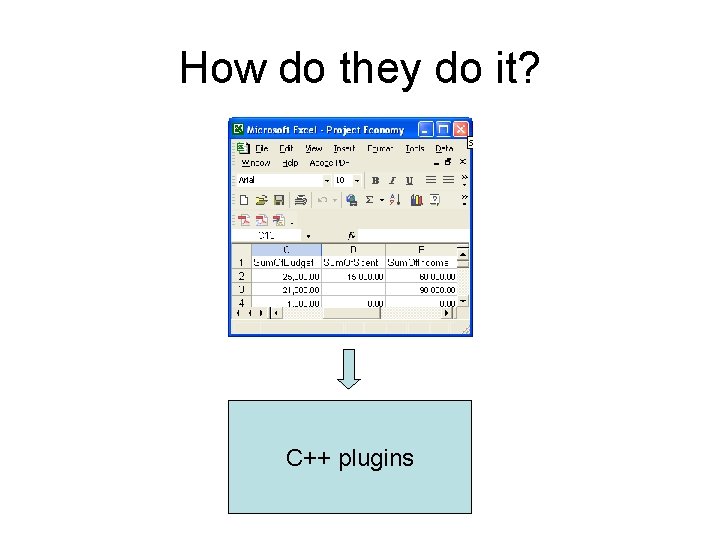 How do they do it? C++ plugins 