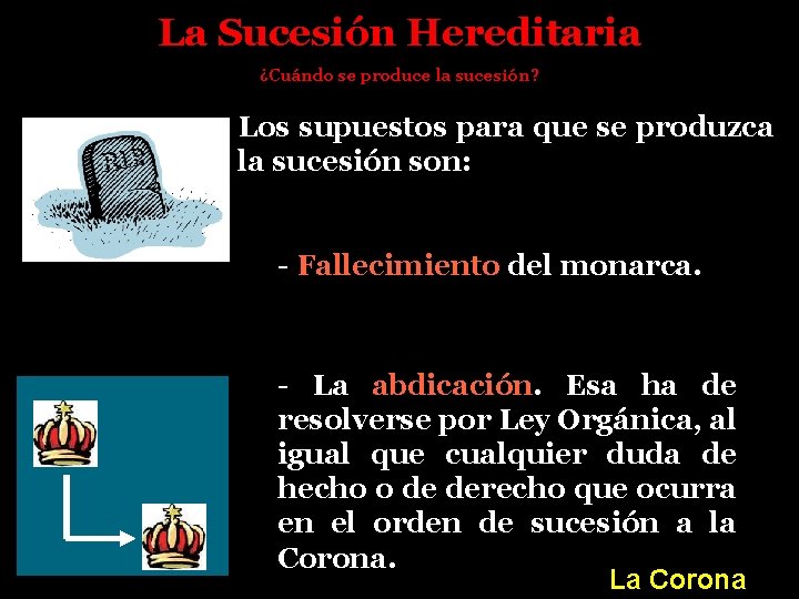 La Sucesión Hereditaria ¿Cuándo se produce la sucesión? Los supuestos para que se produzca