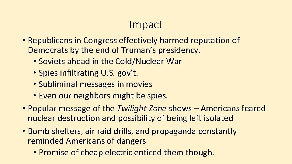 Impact • Republicans in Congress effectively harmed reputation of Democrats by the end of
