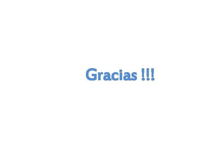 Gracias !!! 