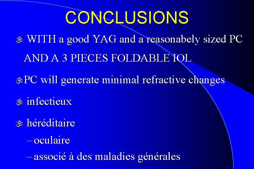 CONCLUSIONS  WITH a good YAG and a reasonabely sized PC AND A 3