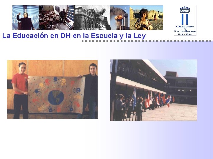 La Educación en DH en la Escuela y la Ley 