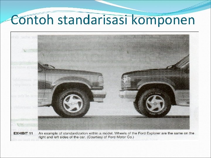 Contoh standarisasi komponen 