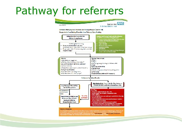 Pathway for referrers 