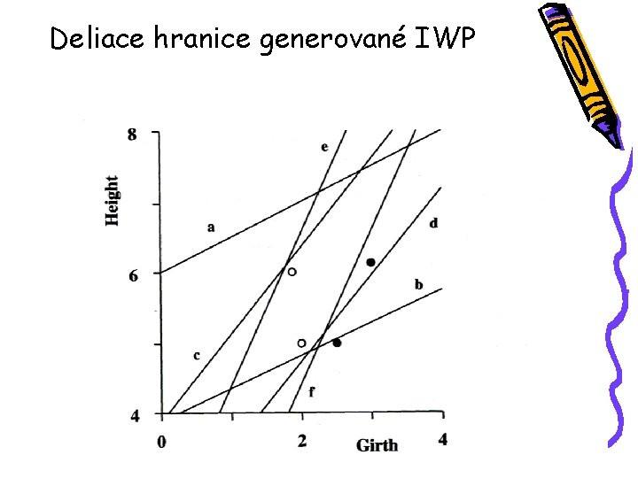 Deliace hranice generované IWP 