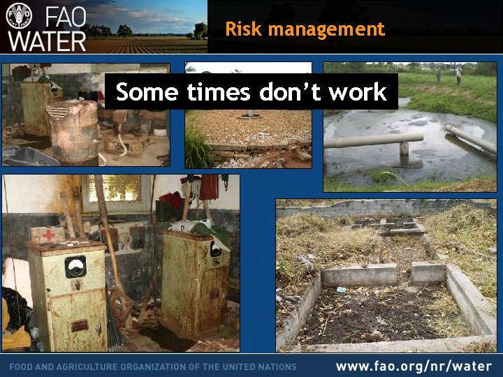Risk management Some times don’t work 