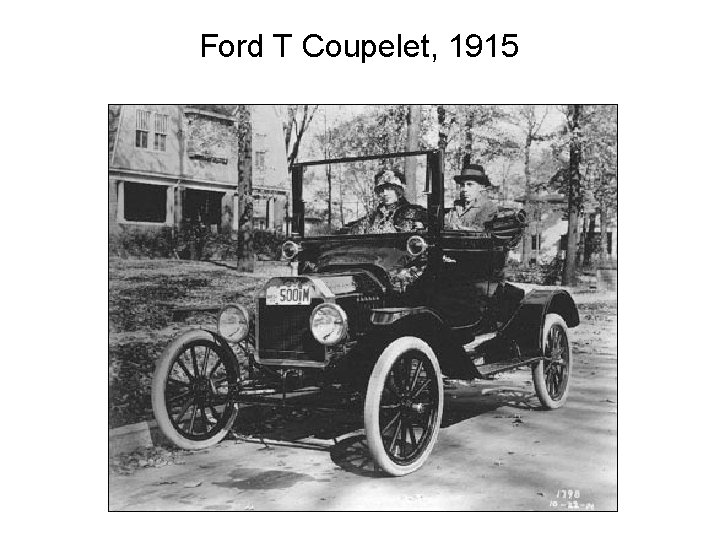 Ford T Coupelet, 1915 