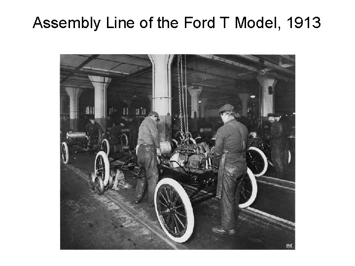 Assembly Line of the Ford T Model, 1913 