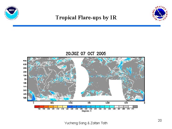 Tropical Flare-ups by IR Yucheng Song & Zoltan Toth 20 