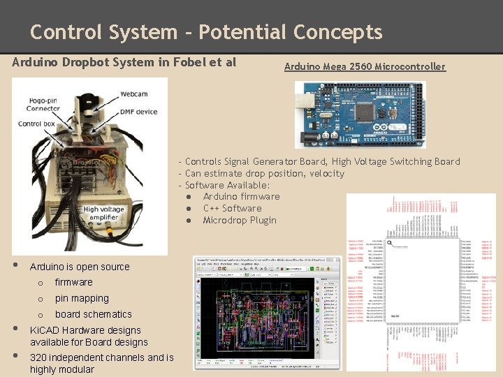 Control System - Potential Concepts Arduino Dropbot System in Fobel et al Arduino Mega Control System - Potential Concepts Arduino Dropbot System in Fobel et al Arduino Mega