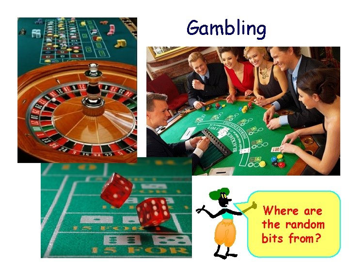 Gambling Where are the random bits from? 
