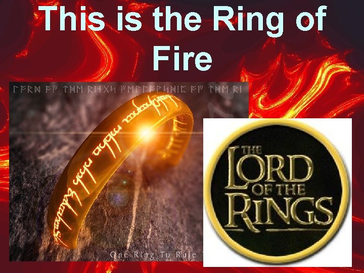 This is the Ring of Fire 