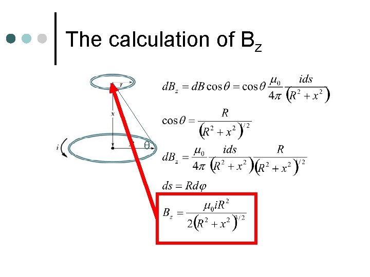 The calculation of Bz q 