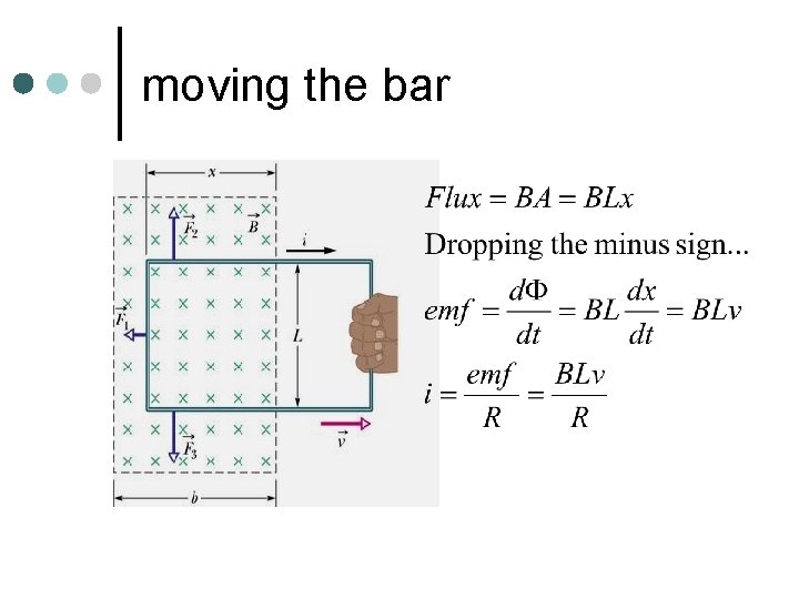 moving the bar 