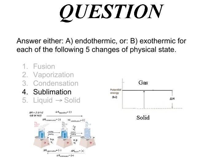 QUESTION Gas Solid 