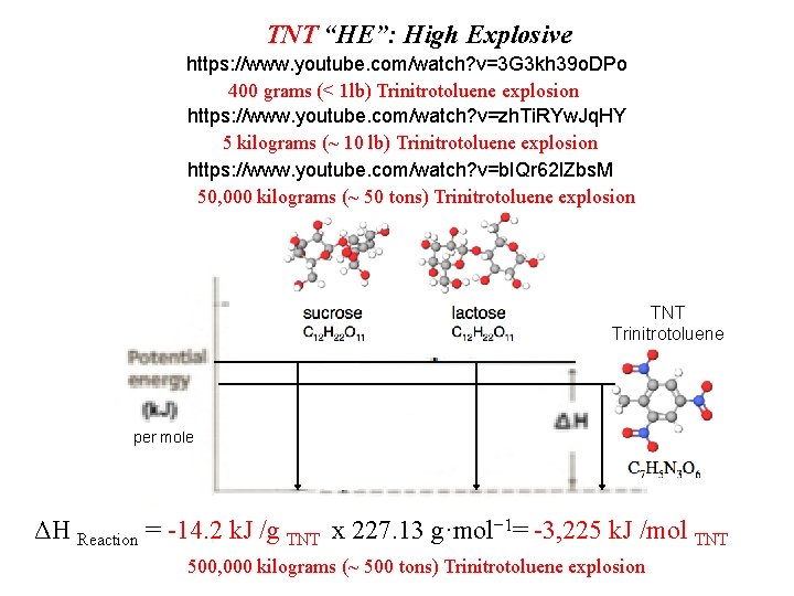 TNT “HE”: High Explosive https: //www. youtube. com/watch? v=3 G 3 kh 39 o.